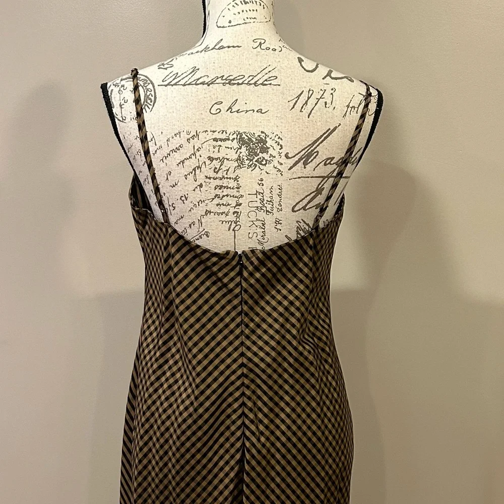 ANTONIO MELANI Brown and Cream Dress - Picture 12 of 12